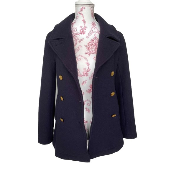 J. Crew Majesty Navy Peacoat 00 - Picture 3 of 9